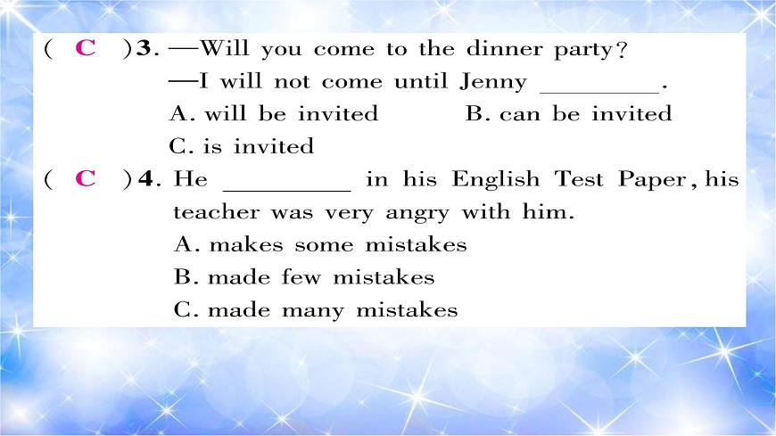 九年級(jí)Unit10 You’re supposed to shake hands.第1課時(shí) 習(xí)題課件第5頁(yè)