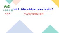 人教新目标 (Go for it) 版八年级上册Unit 1 Where did you go on vacation?综合与测试课后测评