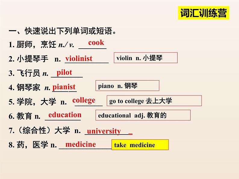 人教版八年级上册英语Unit6-单元总复习 课件02