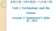北师大版Lesson 3 Tomorrow's Jobs教课内容ppt课件