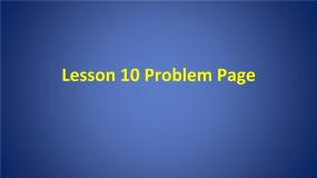 初中英语北师大版八年级下册Lesson 10 Problem Page图文ppt课件