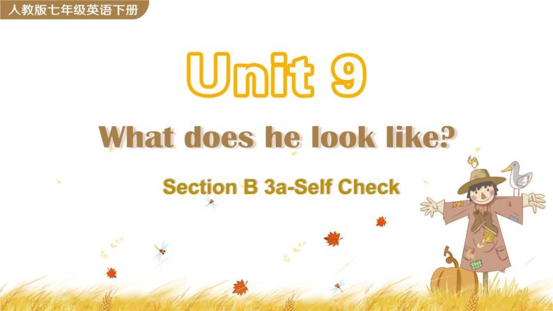 Unit 9 Section B 3a-Self Check 课件01
