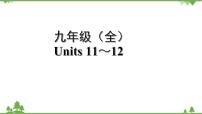 人教版2021年英语中考一轮复习  九年级 Units 11～12教材梳理