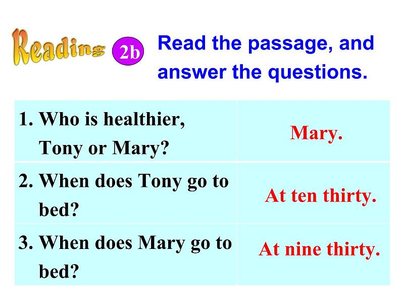 Unit2 What time do you go to school Section B 2a-2c 课件04