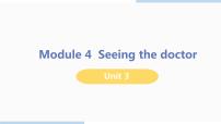 外研版 (新标准)八年级下册Module 4  Seeing the doctorUnit 3  Language in use备课ppt课件
