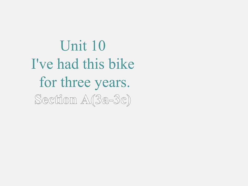 人教版 八下 Unit10 SectionA 3a-3c课件(共16张PPT)01