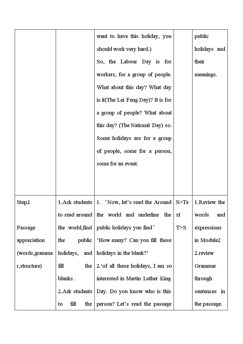 外研版九年级上册英语 Module 2 unit3 Language in use.教案02