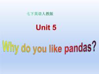 人教新目标 (Go for it) 版七年级下册Unit 5 Why do you like pandas?Section A授课ppt课件