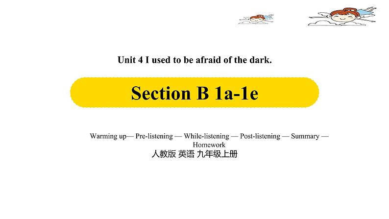 人教新目标九年级英语上册 Unit4第3课时Section B 1a-1e(课件)01
