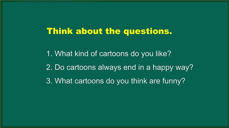 外研版八年级英语下册 Module5 Unit1 It's time to watch a cartoon(PPT课件)02