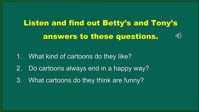 外研版八年级英语下册 Module5 Unit1 It's time to watch a cartoon(PPT课件)08