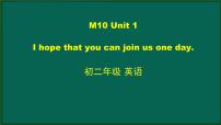 外研版 (新標(biāo)準(zhǔn))Unit 1 I hope that you can join us one day課堂教學(xué)ppt課件