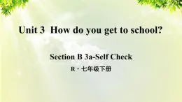 人教版七年级英语下册 unit3 section B 3a-self check 课件