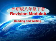 外研2011课标版初中英语八年级下册Revision module A(共17张PPT)