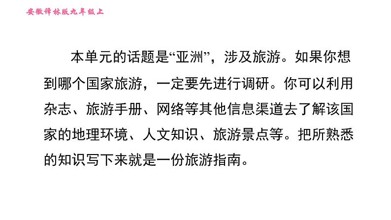 牛津译林版九年级上册英语课件 Unit1 写作能力提升练02