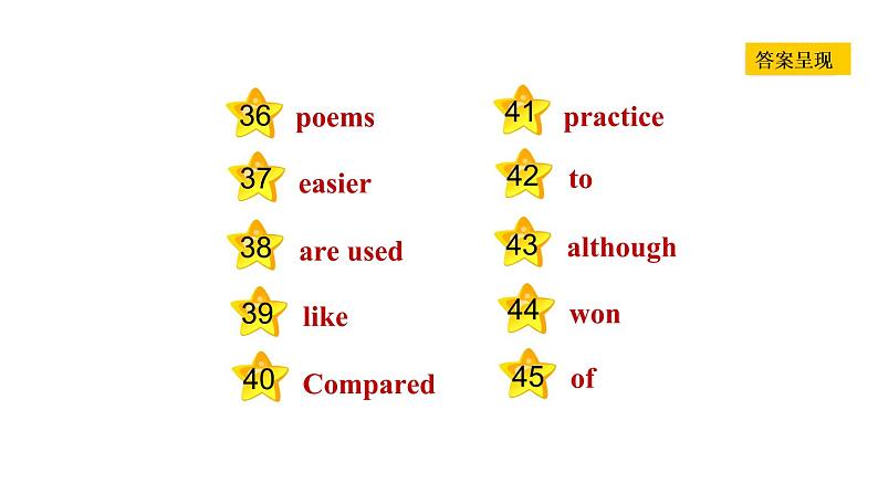 冀教版九年级上册英语课件 Unit4 Lesson 19 A Story or a Poem04
