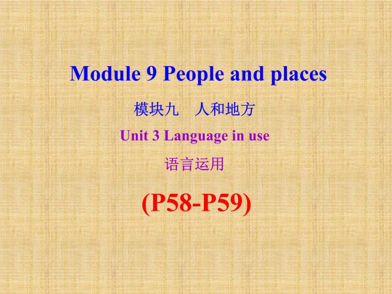 外研版（新标准）初中英语九年级下册Module 9-Unit 3 课件01