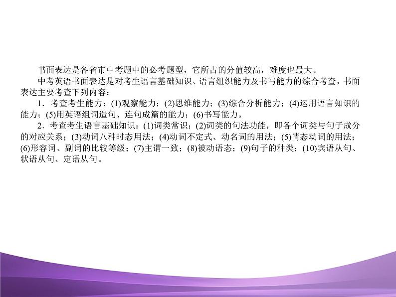 专题24 中考书面表达复习课件第3页
