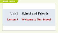 初中英语冀教版七年级上册Unit 1 School and friendsLesson 3  Welcome to Our School习题课件ppt