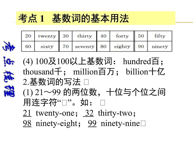 【中考宝典】中考英语(深圳地区)复习语法课件:数词与主谓一致04