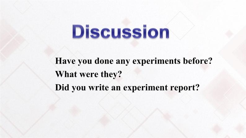 Unit 8 Discoveries  Lesson 24 An Experiment Report 课件（无音频）+教案06