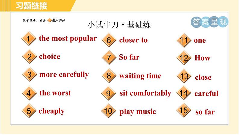 人教版八年级上册英语习题课件 Unit4 Period 1 Section A(1a-2d)第2页