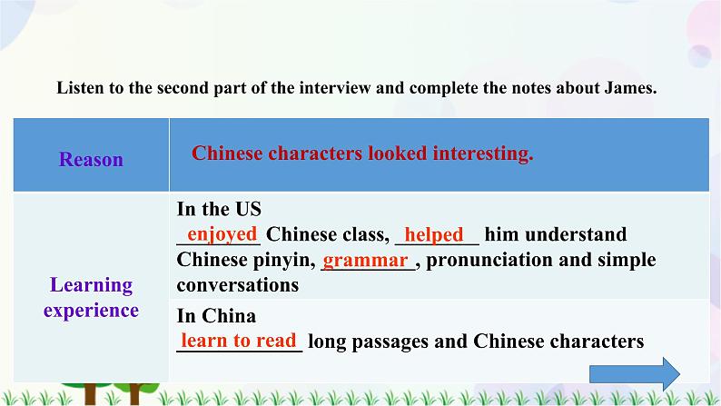 Lesson 2 An Interview on TV 课件(33张PPT)第7页