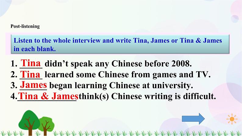 Lesson 2 An Interview on TV 课件(33张PPT)第8页
