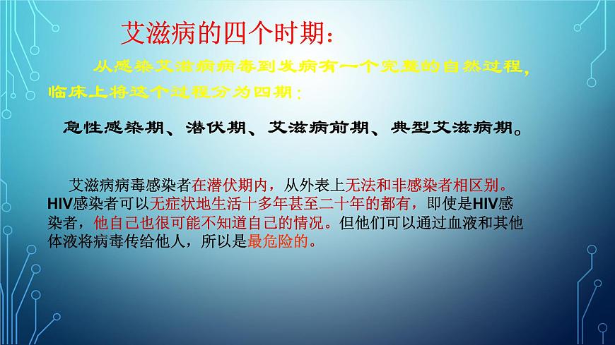 性傳染病——艾滋病 課件第6頁