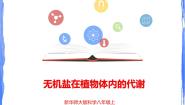 初中科学华师大版八年级上册3 无机盐在植物体内的代谢示范课ppt课件