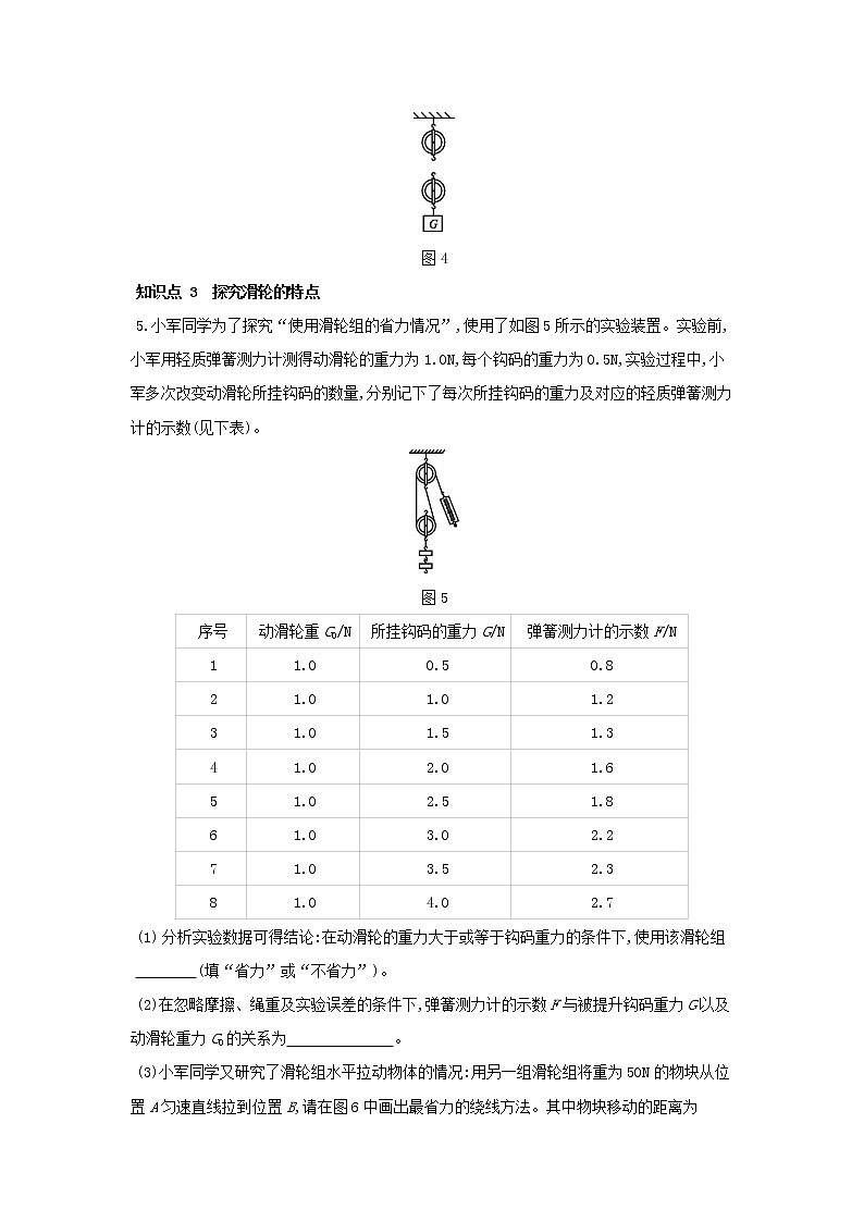 5.2 滑轮 同步练习(含解析)02