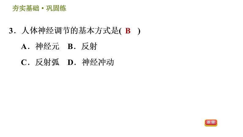 华师版八年级下册科学课件 第7章 7.2.2 神经调节的基本方式06