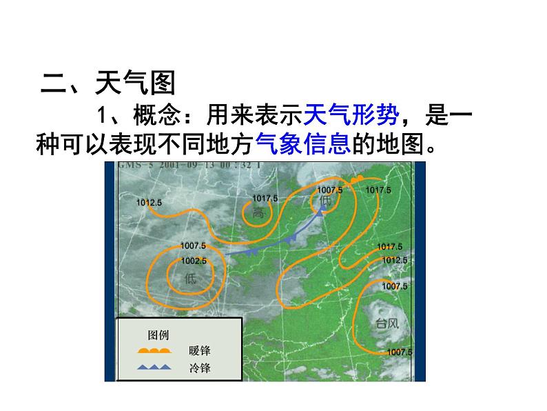 2021-2022学年度浙教版八年级科学上册课件 第5节 天气预报第8页