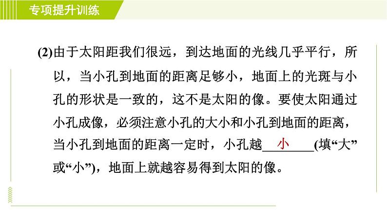 华师版七年级下册科学 第3章 专项提升训练(四) 习题课件第6页