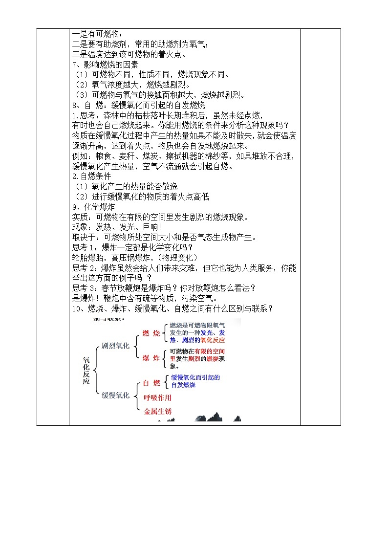 浙教版科学八年级下册 第3章 第2节 氧化和燃烧 (第1课时)课件PPT+教案+练习03