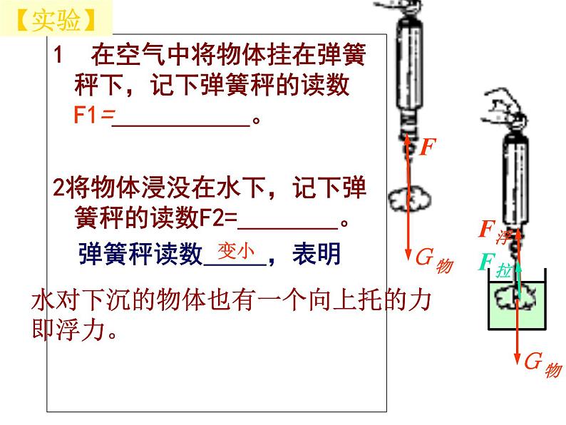 1.3 浮力(第一课时)—浙教版八年级科学上册课件第7页