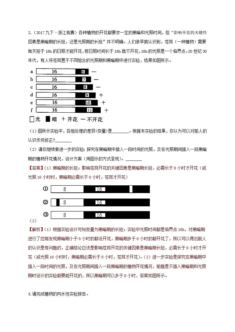 第三章 实验探究精选(解析卷)第2页