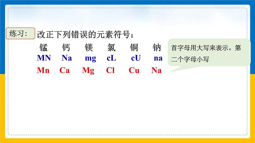2.5《表示元素的符號》課件第8頁