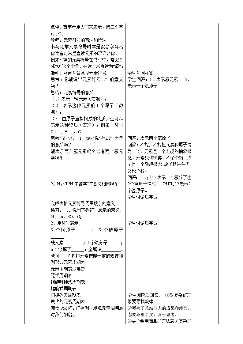 2.5《表示元素的符號》教案第2頁