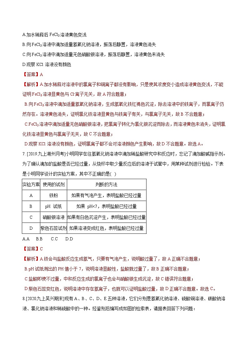 1.6 几种重要的盐(第4课时)(精选练习)-九年级科学上册(浙教版)03