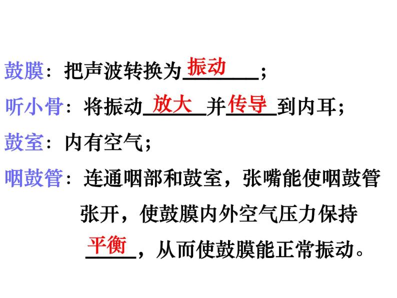 【浙教版】科学七下：2.3《耳和听觉》ppt课件（4）08