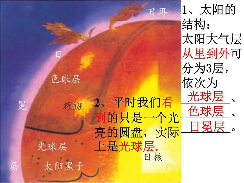 【浙教版】科学七下:4.1《太阳和月球》ppt课件(2)第6页