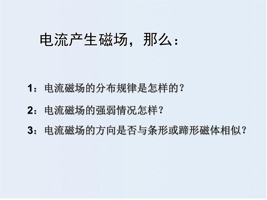 華師大版八年級下冊科學 5.2電流的磁效應 課件第6頁