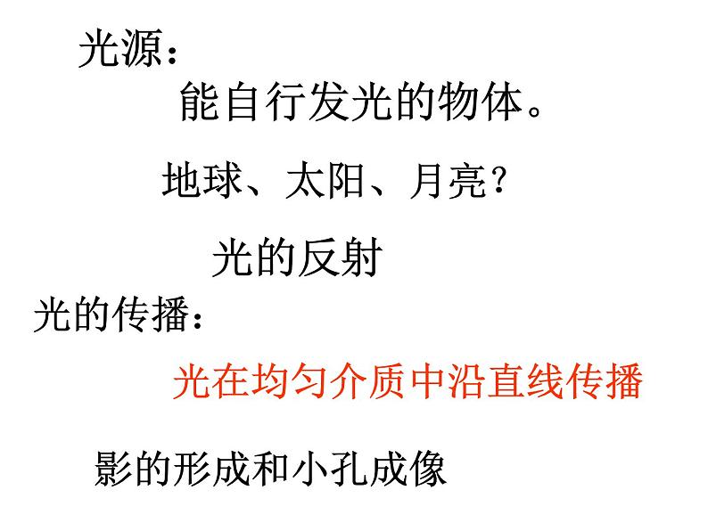 华师大版八年级下册科学 2.1光的反射 平面镜 课件02