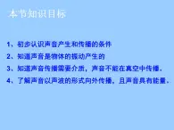 华师大版八年级下册科学 1.1声音的产生和传播 课件