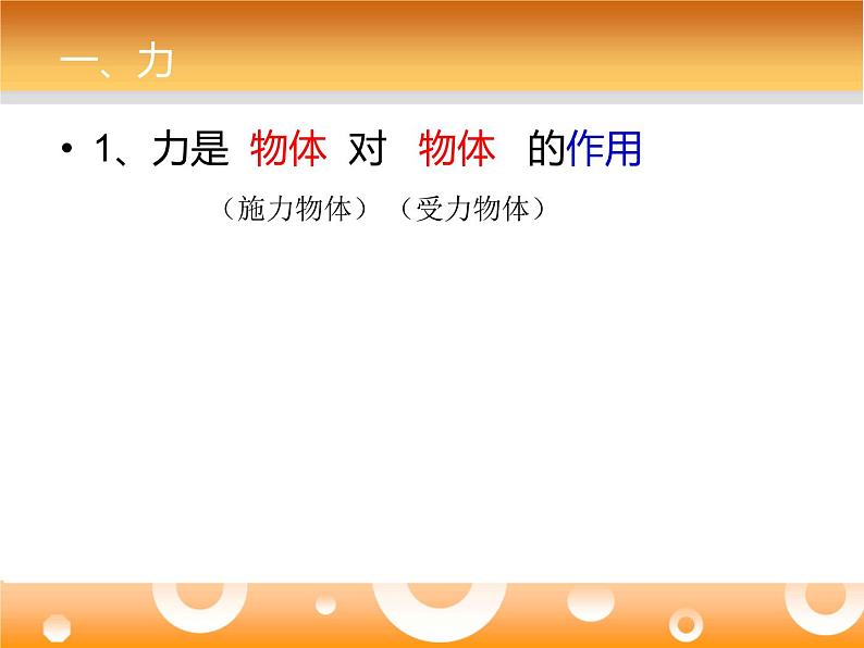 浙教版七年级下册科学 3.2力的存在 课件第7页