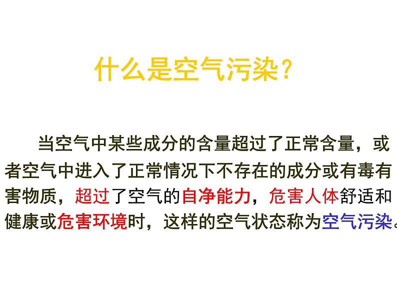 浙教版八下科学 3.8 空气污染与保护 课件03