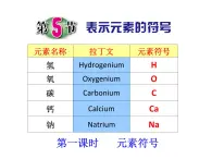 浙教版八下科学  2.5表示元素的符号 课件