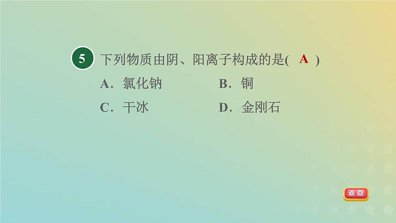 浙教版八年级科学下册第2章微粒的模型与符号第3节原子结构的模型第2课时离子与同位素习题课件07