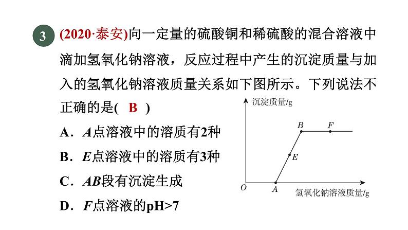 浙教版九年级科学上册第1章物质及其变化专项训练一:酸和碱的性质习题课件05